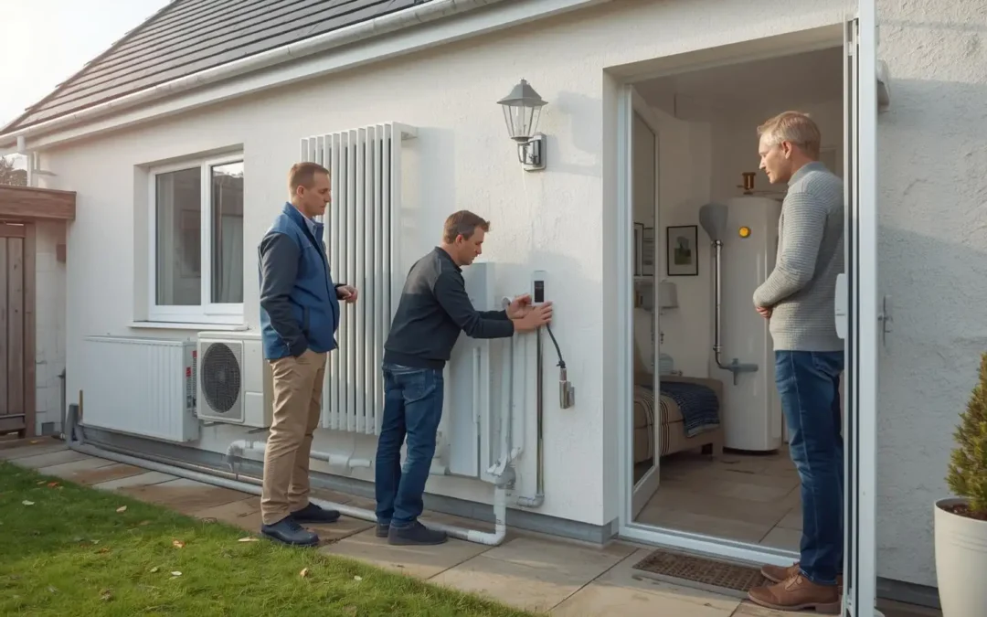 How to install an air source heat pump?