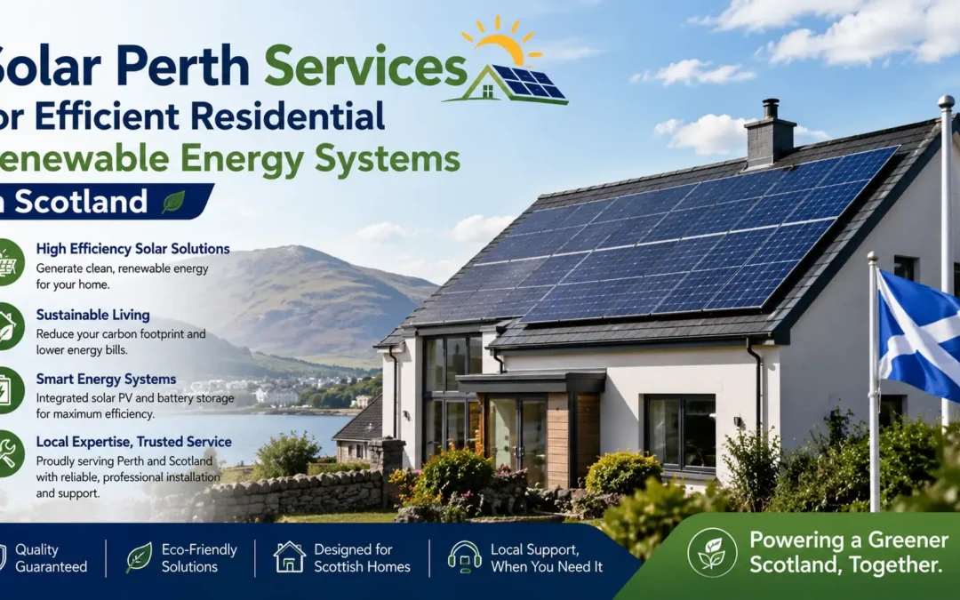 Solar Perth Services for Efficient Residential Renewable Energy Systems in Scotland
