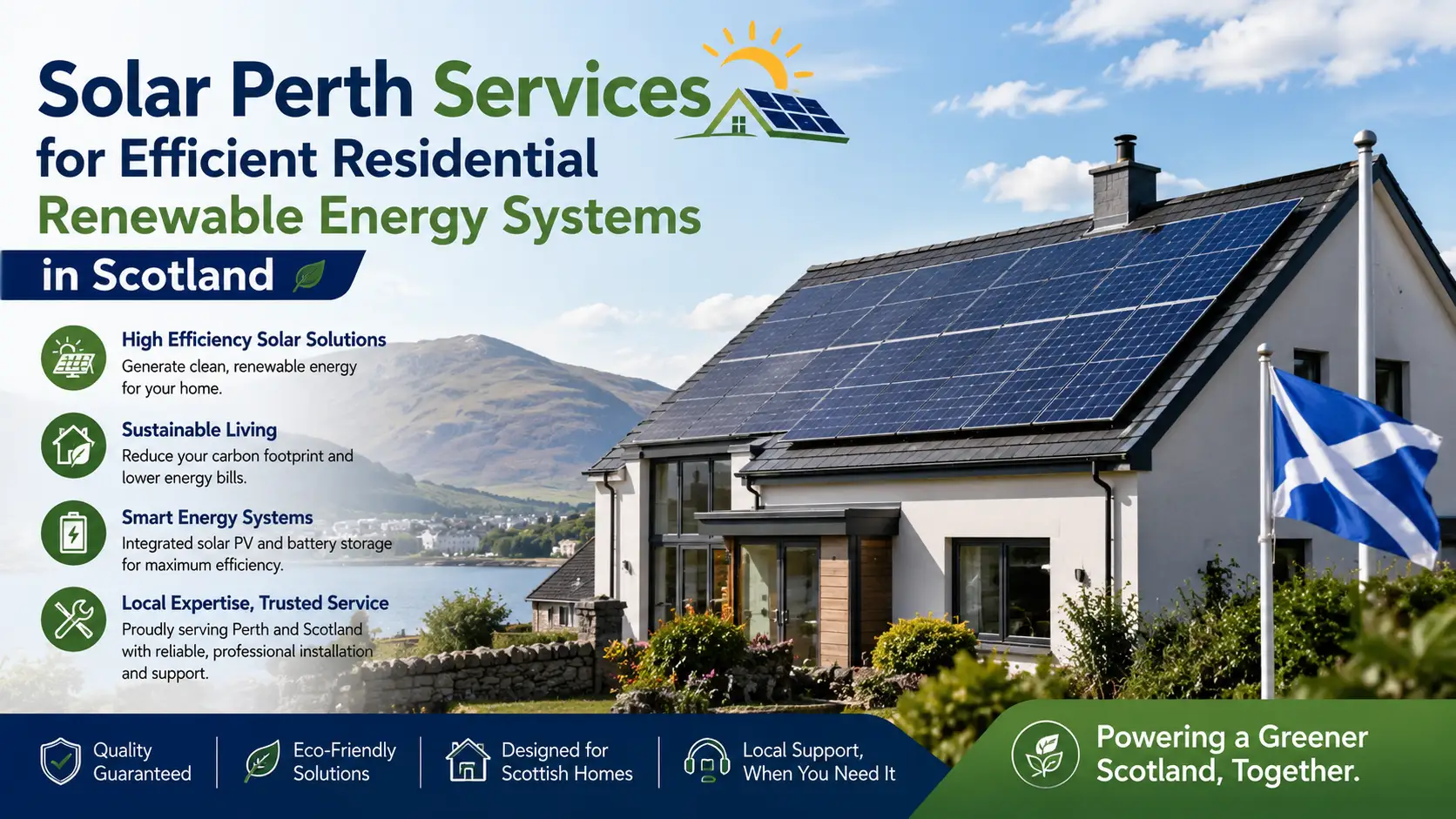 Solar Perth Services for Efficient Residential Renewable Energy Systems in Scotland